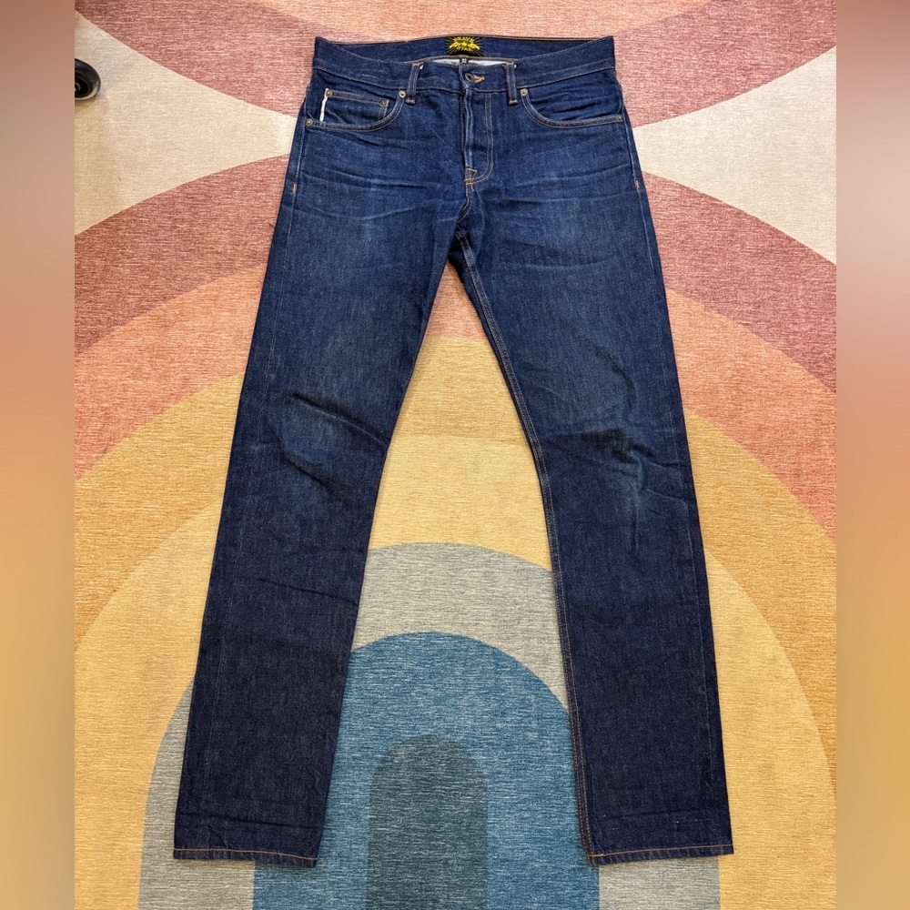 Slim Straight Men’s Jeans in Dark Blue